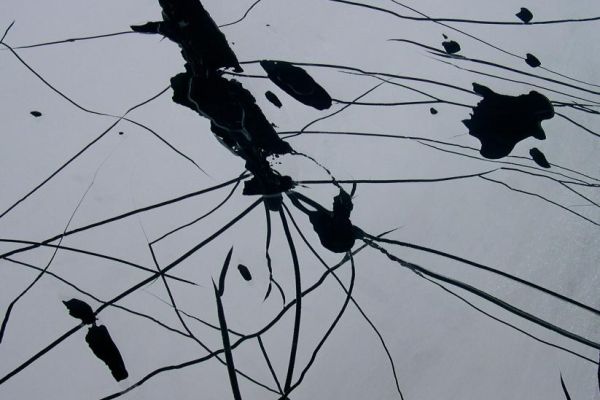 Lake Ice Cracks